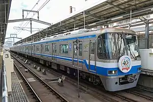 福岡市交通局2000N系電車(姪浜駅にて)