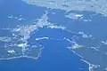 上空から見た福良湾
