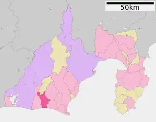 袋井市位置図