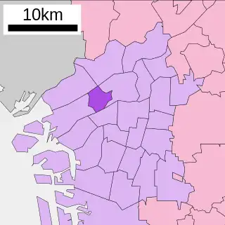 福島区位置図