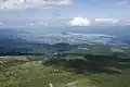 吾妻小富士より望む福島盆地