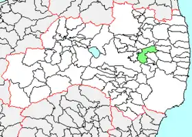 市町村境界図