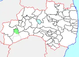 南郷村の位置