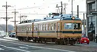 旧福鉄標準色の201編成(公園口 ー 市役所前 2008年4月)