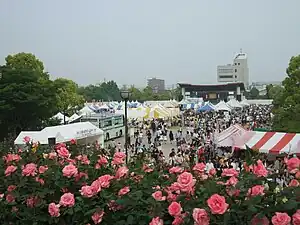 緑町公園会場の様子(2008年)
