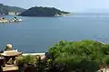 福禅寺対潮楼から望む皇后島
