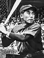 黒のユニフォーム藤村富美男、1949年