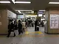 改札口（2017年10月）