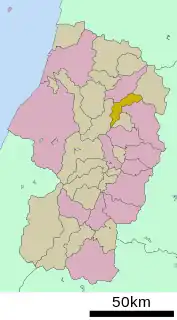 舟形町位置図