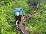 船岡城址公園のスロープカー