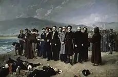「トリホス将軍(José María de Torrijos y Uriarte)らの処刑」(1888)
