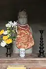 小堂に祀られている地蔵尊。（2012年（平成24年）5月）