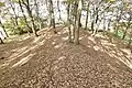 後円部から前方部を望む