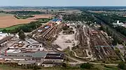 ドイツ・ザクセン=アンハルト州・Königsbornの貨物駅