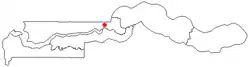ファラフェニの位置の位置図