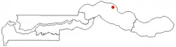 クンタウルの位置の位置図