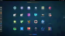 GNOME Shell アプリケーションランチャー