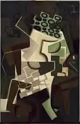 『果物皿とチェエクのテーブルクロス』, (1917), ソロモン・R・グッゲンハイム美術館, ニューヨーク市