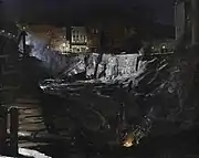 Excavation at Night (1908)  ジョージ・ベローズ