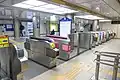 神宮球場方面改札(2023年4月)