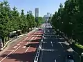 南側権田原方面を見る（2018年4月22日撮影）