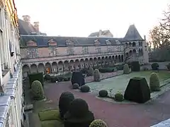シャトーブリアン城のルネサンス翼