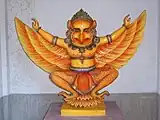 ガルダ像(インド・マヤプール)