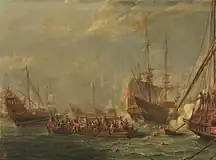 トルコ軍とマルタ軍の海戦 (1649) プラド美術館