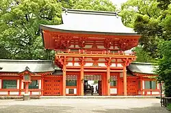 氷川神社の楼門