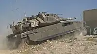 第74"サール"戦車大隊に配備されたメルカバMk.4M、2021年。