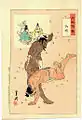 「相撲」(『月耕随筆』)