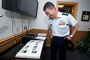 アメリカ軍の空軍兵学校（英語版）を訪問した岩崎。