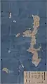 沖縄本島の国絵図（重要文化財）（国立公文書館蔵）