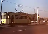 ヘント市電の旧型電車(1978年撮影)