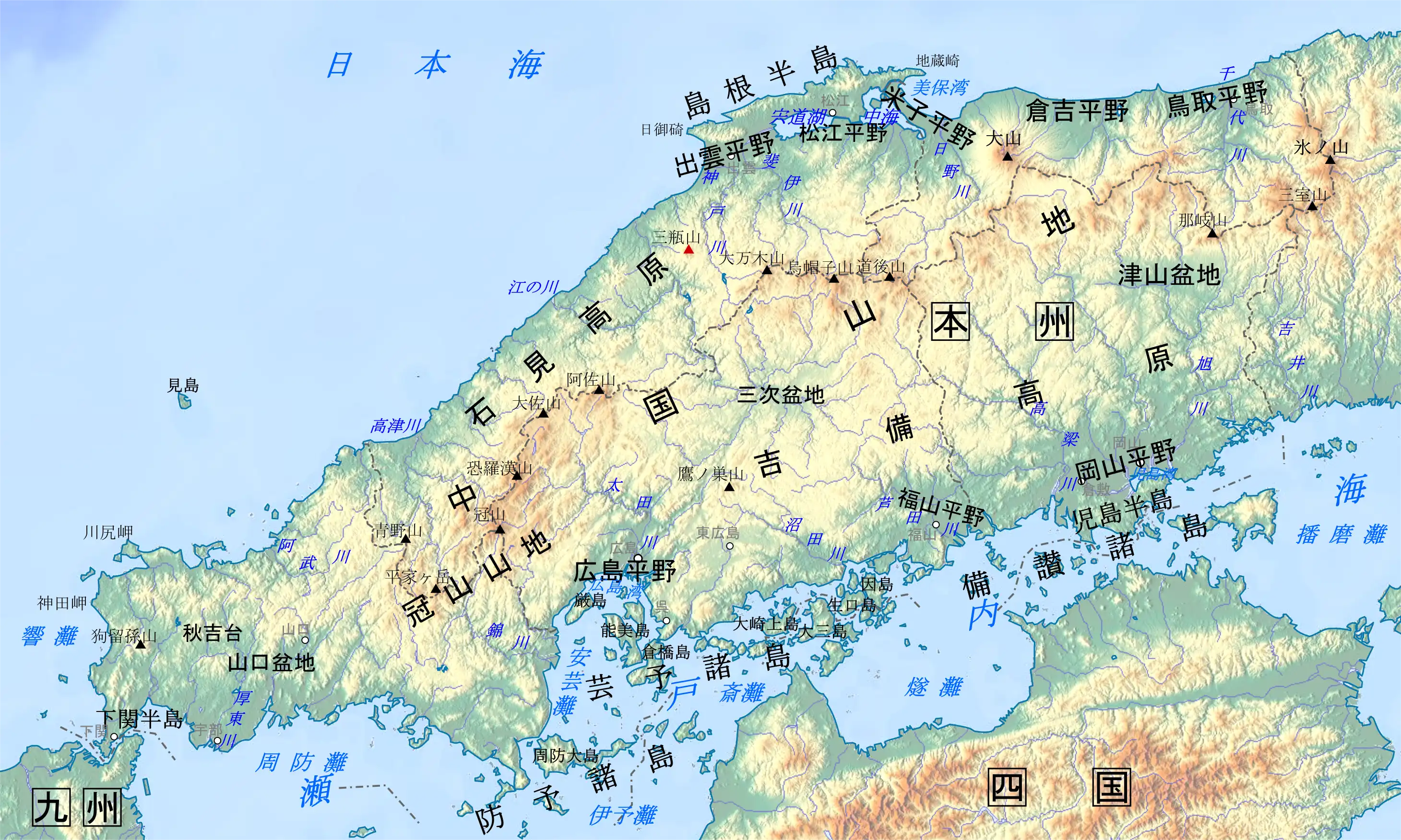 流域地形図