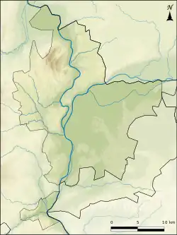 リヨン歴史地区の位置(メトロポール・ド・リヨン内)