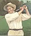 A 1910 card showing pro golfer George Low, Sr. (Mecca cigarettes)