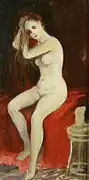 「座る裸婦」1932年頃？　ラクスの後妻、メルセデス・ルクスか