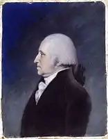 ジョージ・ワシントンの肖像画（夫の作品の模写）、(1796/1797)、ナショナル・ポートレート・ギャラリー蔵