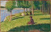 Figures assises, 1884年, フォッグ美術館