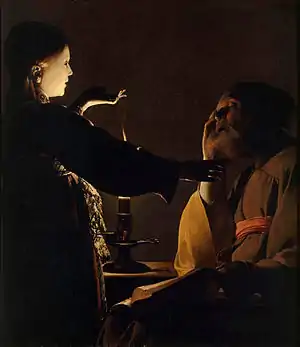 『聖ヨセフの夢』(1642年頃)  ジョルジュ・ド・ラ・トゥール
