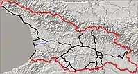ジョージア高速道路S12号の地図