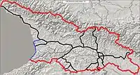 ジョージア高速道路S2号の地図