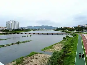 琴湖江 2017年7月29日撮影