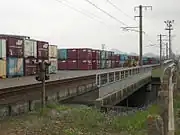 コンテナホーム（着発2番線側）