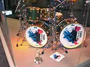 愛用のdw製ドラムセット（2009年）
