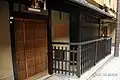 京都市祇園引き戸型の格子戸