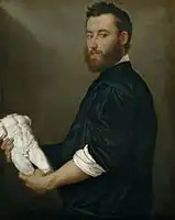 彫刻家Alessandro Vittoriaの肖像画 (1552/1553)  美術史美術館