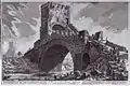 往年のサラリオ橋（18世紀の版画）