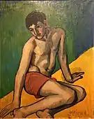 水浴びする少年 (1906)